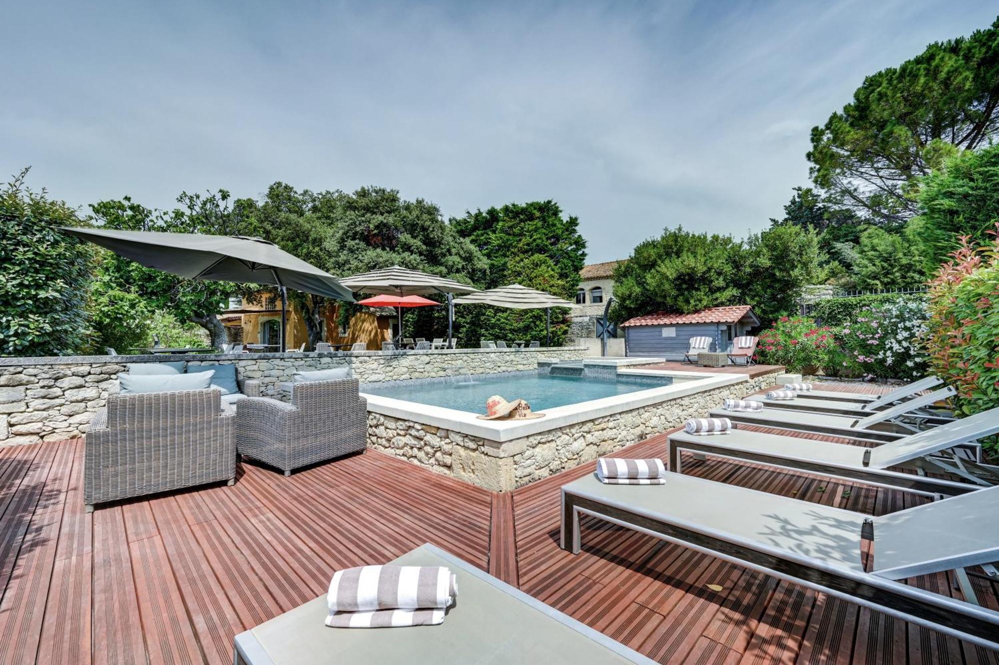 Hotel La Belle Vie Saint-Hilaire-dʼOzilhan Exteriér fotografie