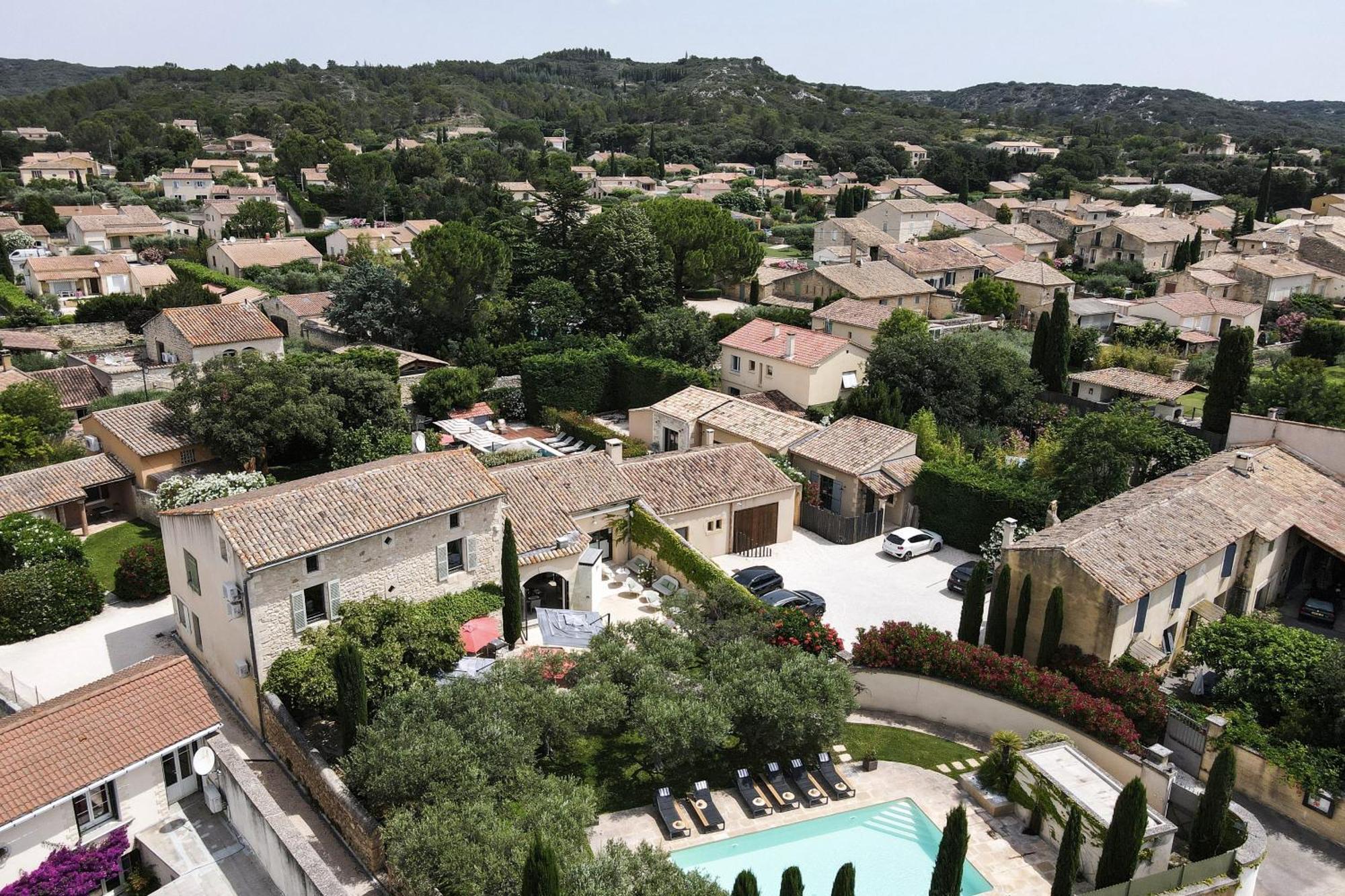 Hotel La Belle Vie Saint-Hilaire-dʼOzilhan Exteriér fotografie