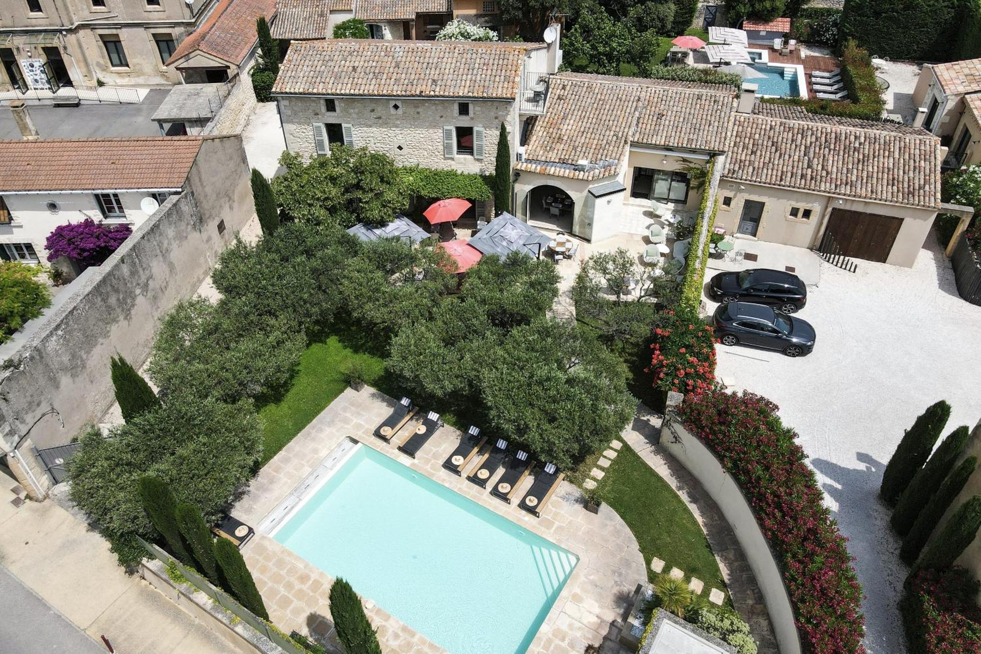 Hotel La Belle Vie Saint-Hilaire-dʼOzilhan Exteriér fotografie