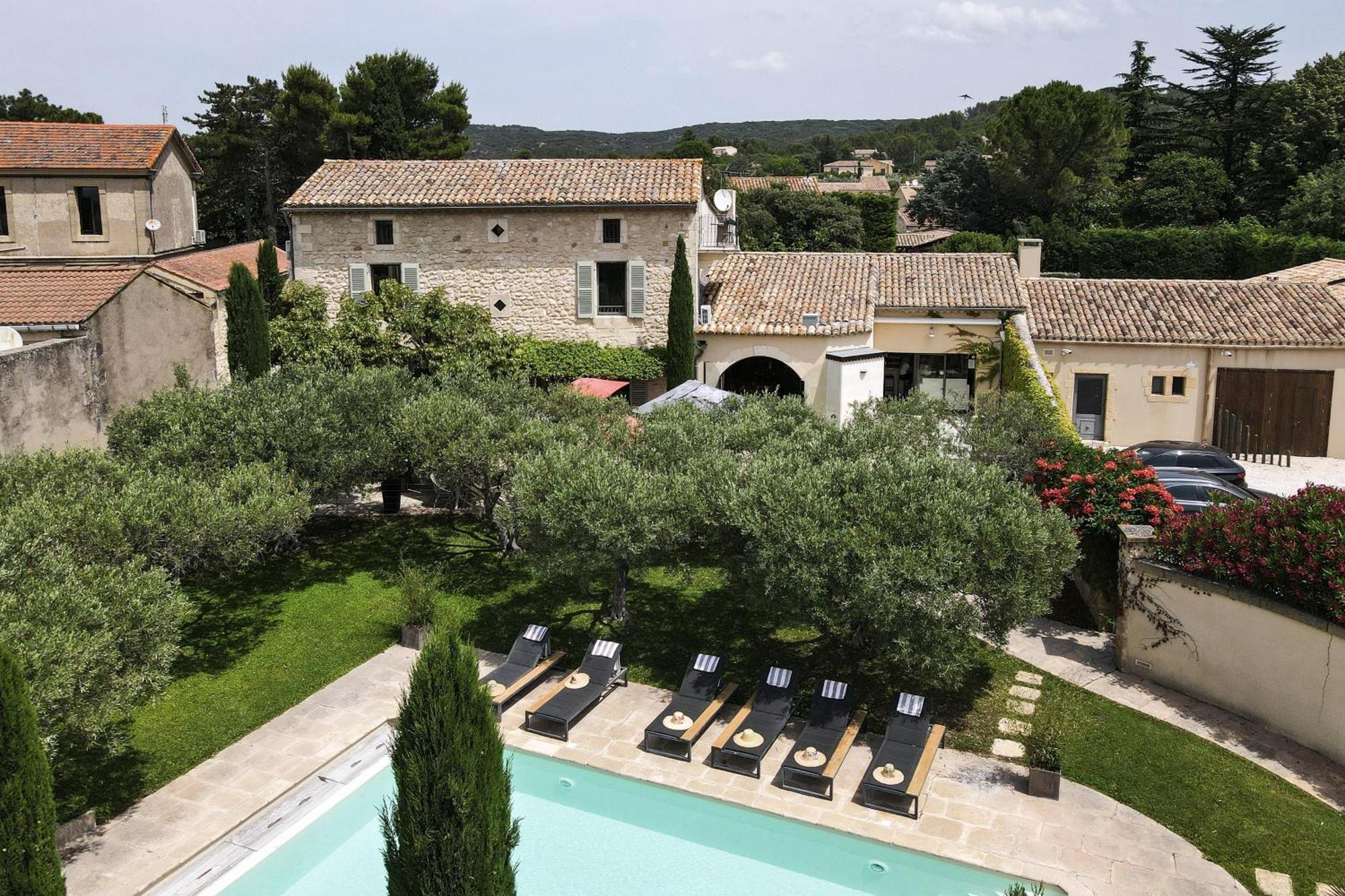 Hotel La Belle Vie Saint-Hilaire-dʼOzilhan Exteriér fotografie
